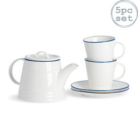 Nicola Spring - White Tea for Two Set - 5pc