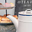 Nicola Spring - White Teapot - 900ml