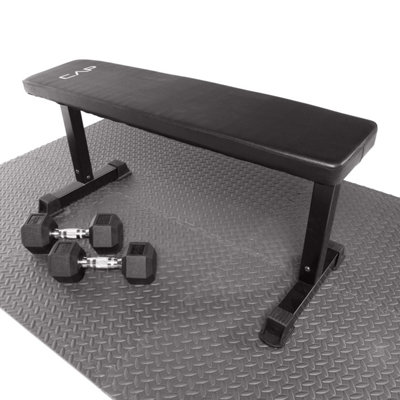 Nicoman 60x60cm Interlocking Floor Mats Exercise Mats, Gym Flooring Mat, Interlocking EVA Foam Floor Tiles Grey - 6 Tile