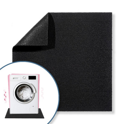 Nicoman 8mm Anti-Vibration Rubber Mat Noise Reducing for Garage Workshop Washing Machines Tumble Dryers 60cm x 60cm