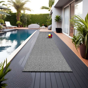 Nicoman Anti Slip PVC Loofah Spaghetti Comfort Swimming Pool Walkway Mat - Per Meter