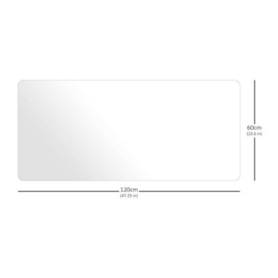 Thicken Desk Mat, Clear Desk Blotter, Waterproof Anti-Scratch Desk Protector Mat,80*40cm,Smooth Mouse Pad Writing Mat,Odorless Eco-friendly Desktop Cover