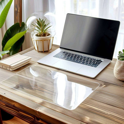 Nicoman Clear Waterproof Non Slip Desk Pad Protector Mat 60 x 30 cm DIY at B Q