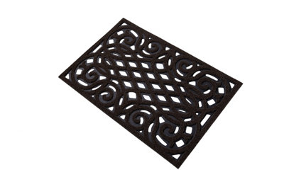 Nicoman Eco Friendly Outdoor Door Mat 75x45cm - Brown - 3