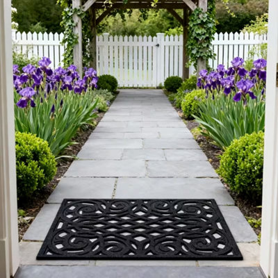 Nicoman Eco Friendly Outdoor Door Mat 91x61cm - Black