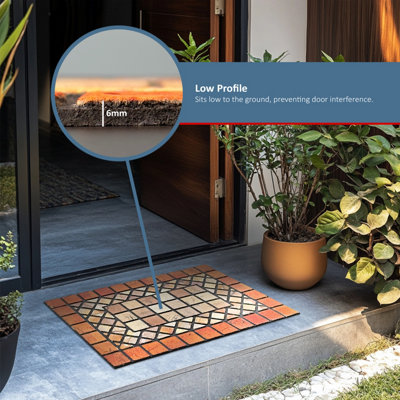 Nicoman Elegant Tile Mat Barrier Doormat Eco-Friendly Scrape and Non ...