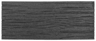 Nicoman Grey Single size Railroad Tie Stepping stone Pack of 1