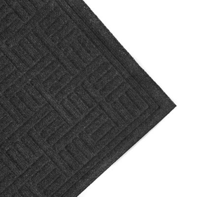 Nicoman Heavy Duty Commercial Door Mat Shop Doorway Mat Indoor 1.5m x 0.9m - Black - 3