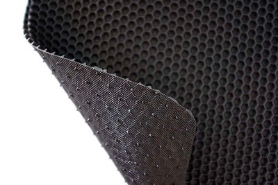 Nicoman - Heavy Duty Rubber Door Mat Eexagon Pattern  - 120 x 80cm - Black - 5