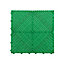 Nicoman Heavy Duty Vented Interlocking Garage Tile - 40cm x 40cm - Green