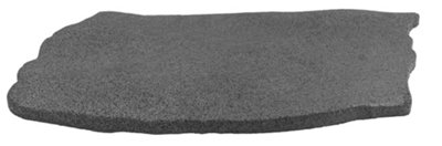Nicoman Natural Stepping Stone Rubber Garden Decoration Grey - Pack of 1