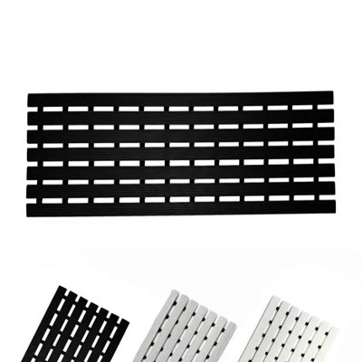 Nicoman PVC Duckboard For Bathroom Shower Anti Slip Mat 61cm x 25cm Grey - 3