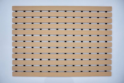 Nicoman PVC Duckboard For Bathroom Shower Anti Slip Mat 61cm x 43cm Grey - 6