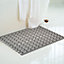 Nicoman PVC Duckboard For Bathroom Shower Anti Slip Mat 61cm x 43cm White