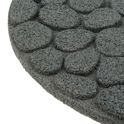 Nicoman Round Grey River Rock Stepping Stone - Pack of 1