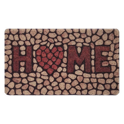 Nicoman Spaghetti Door Mat Dirt-Trapper 75 x 44cm - Home Stone Effect