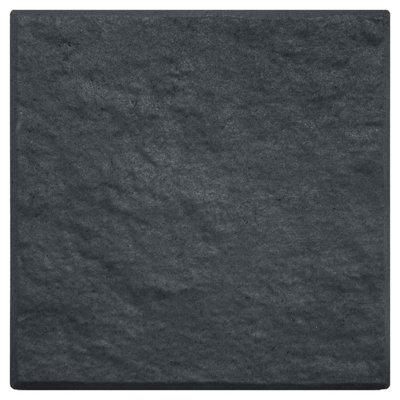 Nicoman Square Stomp Stone Graphite Grey 30cm x 30cm