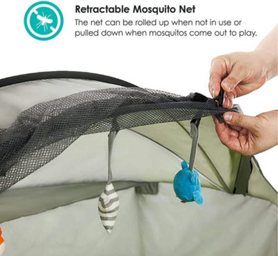 Nido 2 in 1 Baby Travel and Play Tent SPF 50 UV Sun Shelter with ...