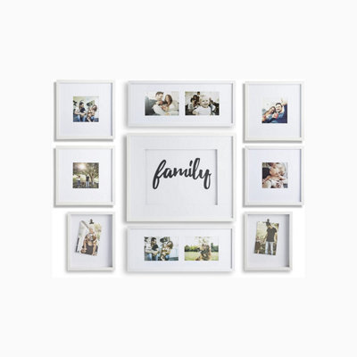 nielsen 9 Piece Jenson Picture Frame Set in White