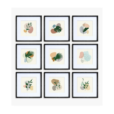 nielsen 9 Piece Picture Frame Set for Gallery Wall - Black