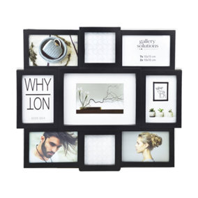 nielsen Accent Collage Frame for 9 Photos, Black