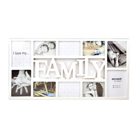 nielsen Accent Family Collage Frame for 10 photos, White