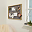 nielsen Accent Photo Collage Frame for 8 Pictures 4x6" With Clothesline and 8 Clips - Natural