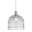 nielsen Andwell Large Industrial Dome Pendant Light with Mottled Glass Shade, 24cm Wide