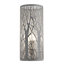 nielsen Arford Table Lamp Finished in Matt White Featuring Forest Effect Pattern