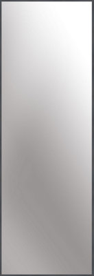 nielsen Arlott Aluminium Rectangular Wall Mirror, Black Oak, 50 x 150cm