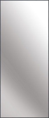 nielsen Arlott Aluminium Rectangular Wall Mirror, Full-Length, Black Oak, 70 x 170cm