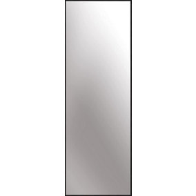 nielsen Arlott Aluminium Rectangular Wall Mirror, Matt Black, 50 x 150cm