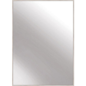 nielsen Arlott Aluminium Rectangular Wall Mirror, White Oak, 50 x 70cm