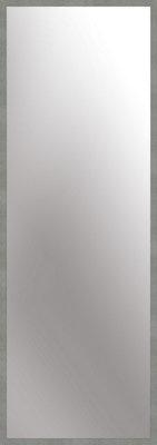 nielsen Armfield Metal Rectangle Wall Mirror Large, Matt Grey, 50 x 150cm