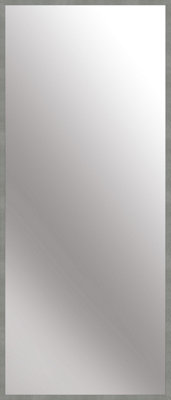 nielsen Armfield Metal Rectangle Wall Mirror Large, Matt Grey, 70 x 170cm