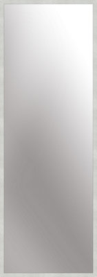 nielsen Armfield Metal Rectangle Wall Mirror Large, Matt Silver, 50 x 150cm