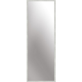nielsen Armfield Metal Rectangle Wall Mirror Large, Matt Silver, 50 x 150cm