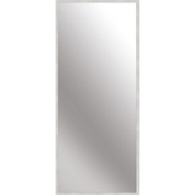 nielsen Armfield Metal Rectangle Wall Mirror Large, Matt Silver, 70 x 170cm