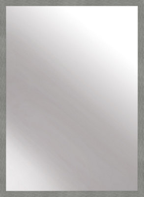 nielsen Armfield Metal Rectangle Wall Mirror, Matt Grey, 50 x 70cm