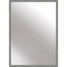 nielsen Armfield Metal Rectangle Wall Mirror, Matt Grey, 50 x 70cm