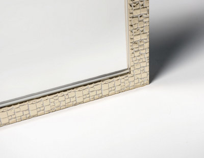 nielsen Banks Mosaic Design Wall Mirror Bathroom Mirror Living Room Mirror - Bronze - 70 x 170cm