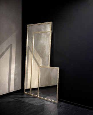 nielsen Banks Mosaic Design Wall Mirror Bathroom Mirror Living Room Mirror - Bronze - 70 x 170cm