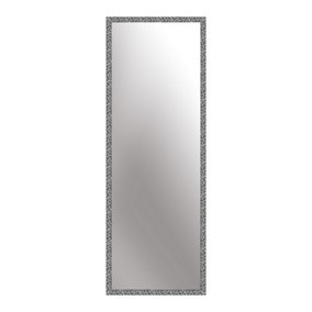 nielsen Banks Mosaic Design Wall Mirror Bathroom Mirror Living Room Mirror - Silver - 50 x 150 cm