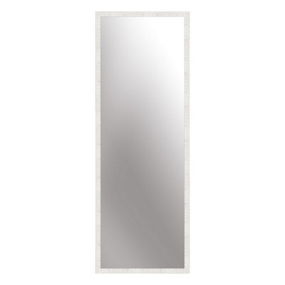 nielsen Banks Mosaic Design Wall Mirror Bathroom Mirror Living Room Mirror - White - 50 x 150cm