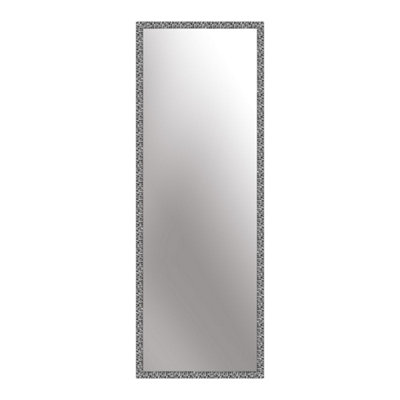 nielsen Banks Mosaic Design Wall Mirror Silver 50 x 150 cm DIY at B&Q