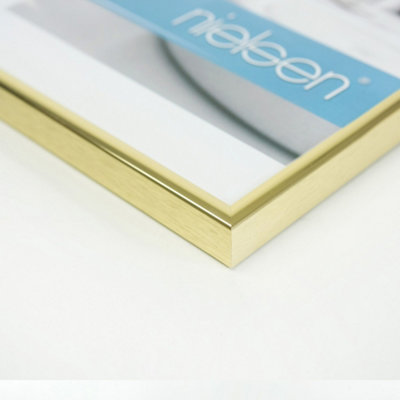 nielsen Classic Polished Gold Aluminium Picture Frame A1, 59.4x84.1cm ...