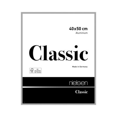 nielsen Classic Polished Silver Aluminium Picture Frame 40x50cm - with ...