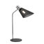 nielsen Crawley Contemporary Table Lamp, Black and Chrome Metal Frame with Metal Base and Fabric Cord, Height 53cm
