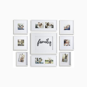 nielsen Jenson Gallery Set 9 frame kit in White