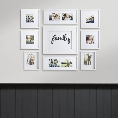 nielsen Jenson Gallery Set 9 frame kit in White